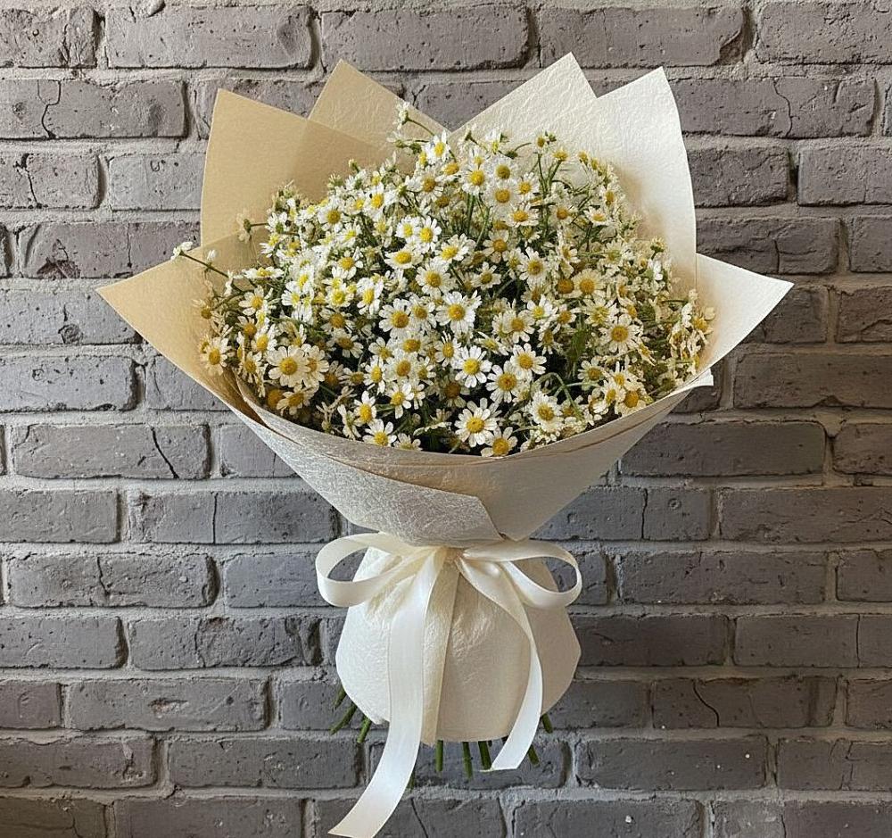 Букет цветов из: Ромашки в Раздольном Приморского края
