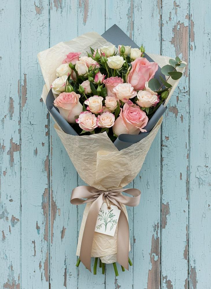 Букет цветов из: Розы в Раздольном Приморского края