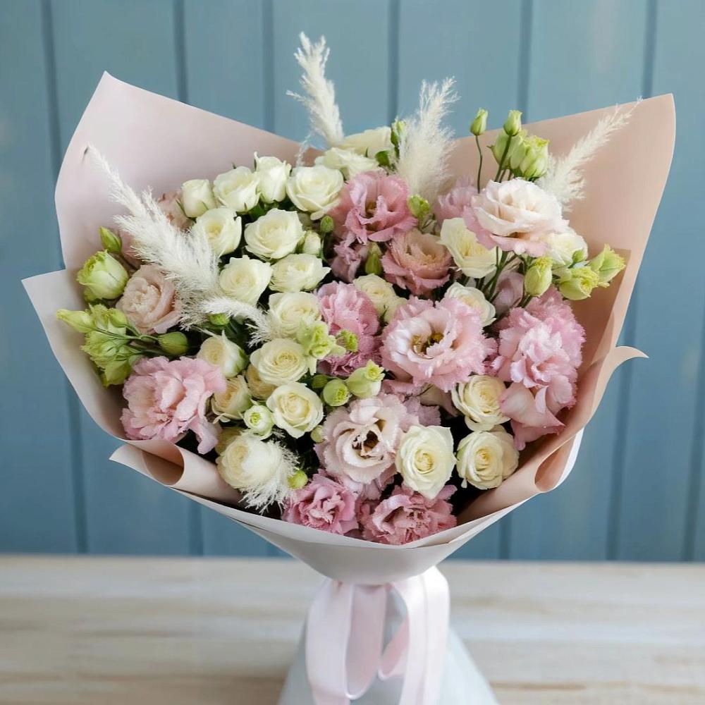 Букет цветов из: Альстромерии и Розы в Раздольном Приморского края