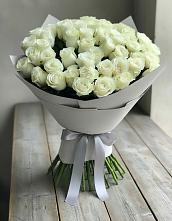 Букет 35 Белых роз в Раздольном Приморского края