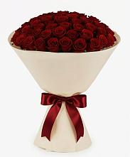 Букет 101 Бордовая роза Блэк Бакарра в Раздольном Приморского края