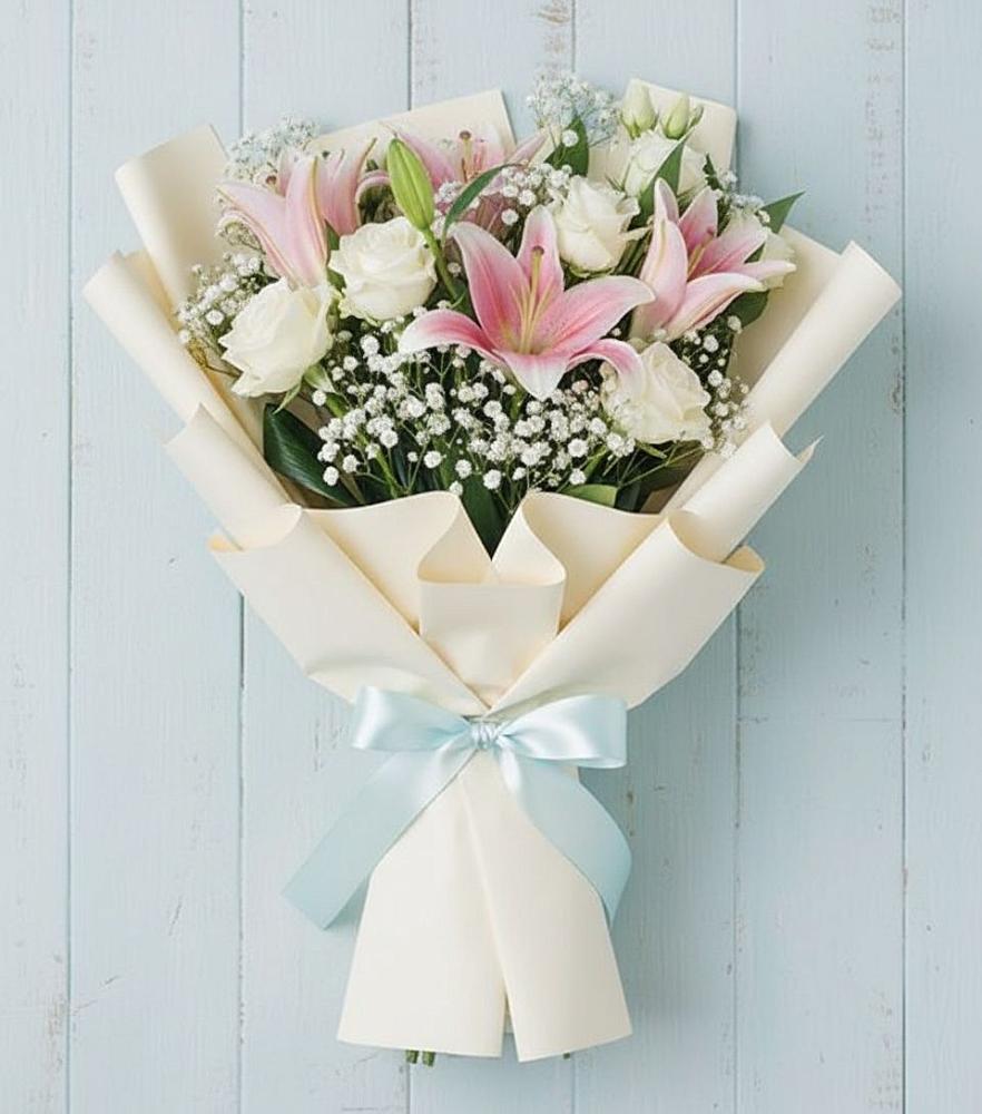 Букет цветов из: Лилии в Раздольном Приморского края