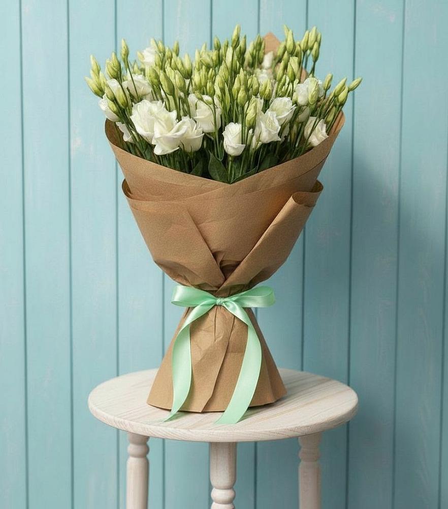 Букет цветов из: Лизиантусы в Раздольном Приморского края