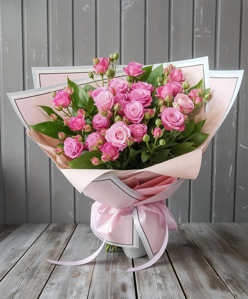 Букет Розовый кустик в Раздольном Приморского края