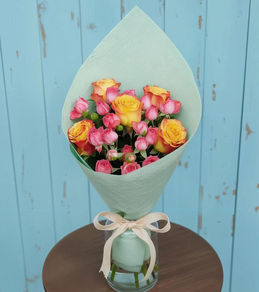 Букет цветов из: Розы в Раздольном Приморского края