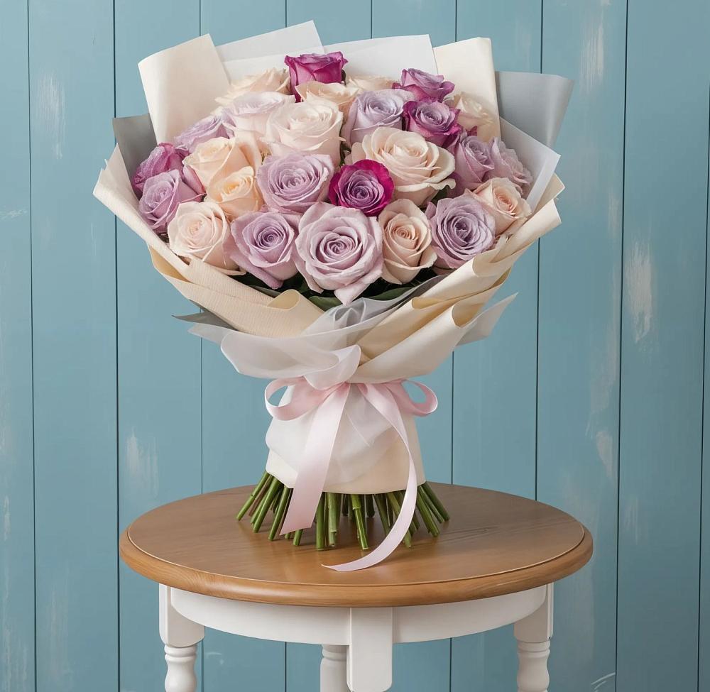 Букет цветов из: Розы в Раздольном Приморского края