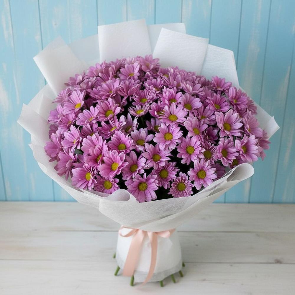 Букет цветов из: Хризантемы в Раздольном Приморского края