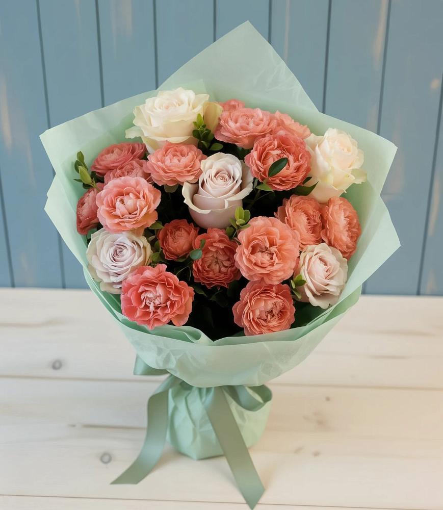 Букет цветов из: Розы в Раздольном Приморского края