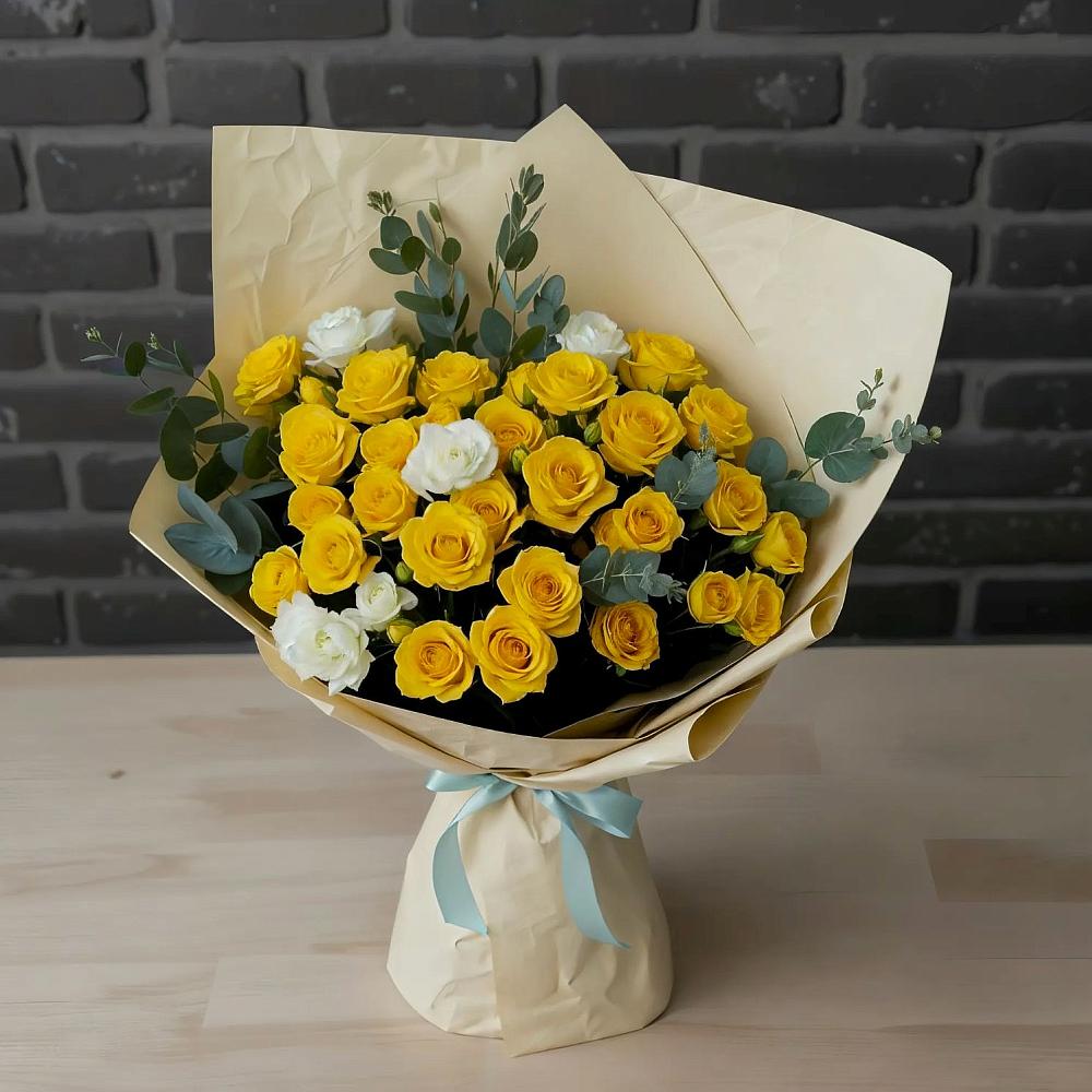 Букет цветов из: Розы в Раздольном Приморского края