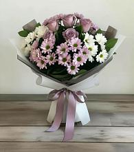 Букет цветов из:  Хризантемы и Розы в Раздольном Приморского края