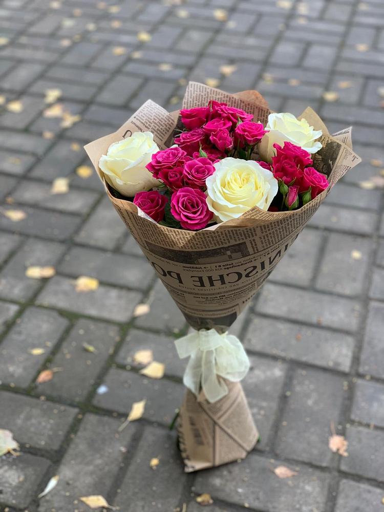 Букет цветов из: Розы в Раздольном Приморского края